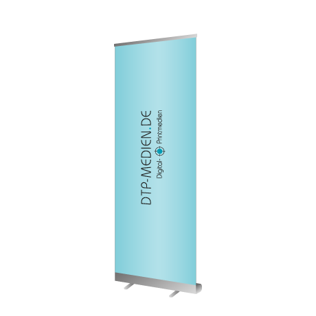 Roll-Up Budget | B 60 cm x H 200 cm | einseitig bedruckt