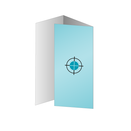 Faltblatt Wickelfalz 6-Seiter | DIN A5 hoch | beidseitig bedruckt